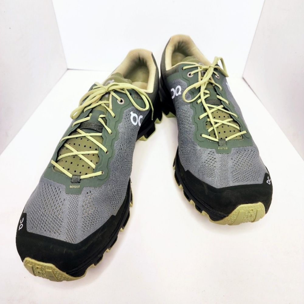 ON Cloud Cloudventure Trail Running Shoes Mens Size 12 M  Reseda/Green EUC